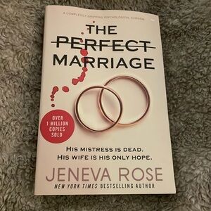 Book. The Perfect Marriage by Jeneva Rose. Read 1 time. Paperback.